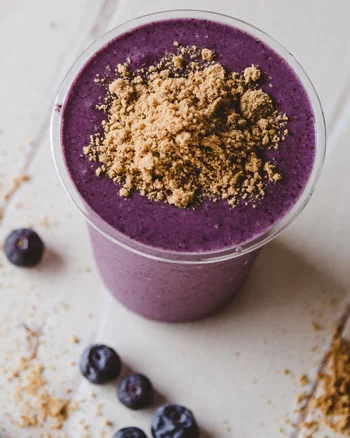 Dirt The Clean Juicery Green Bay WI Blueberry Cheesecake Smoothie